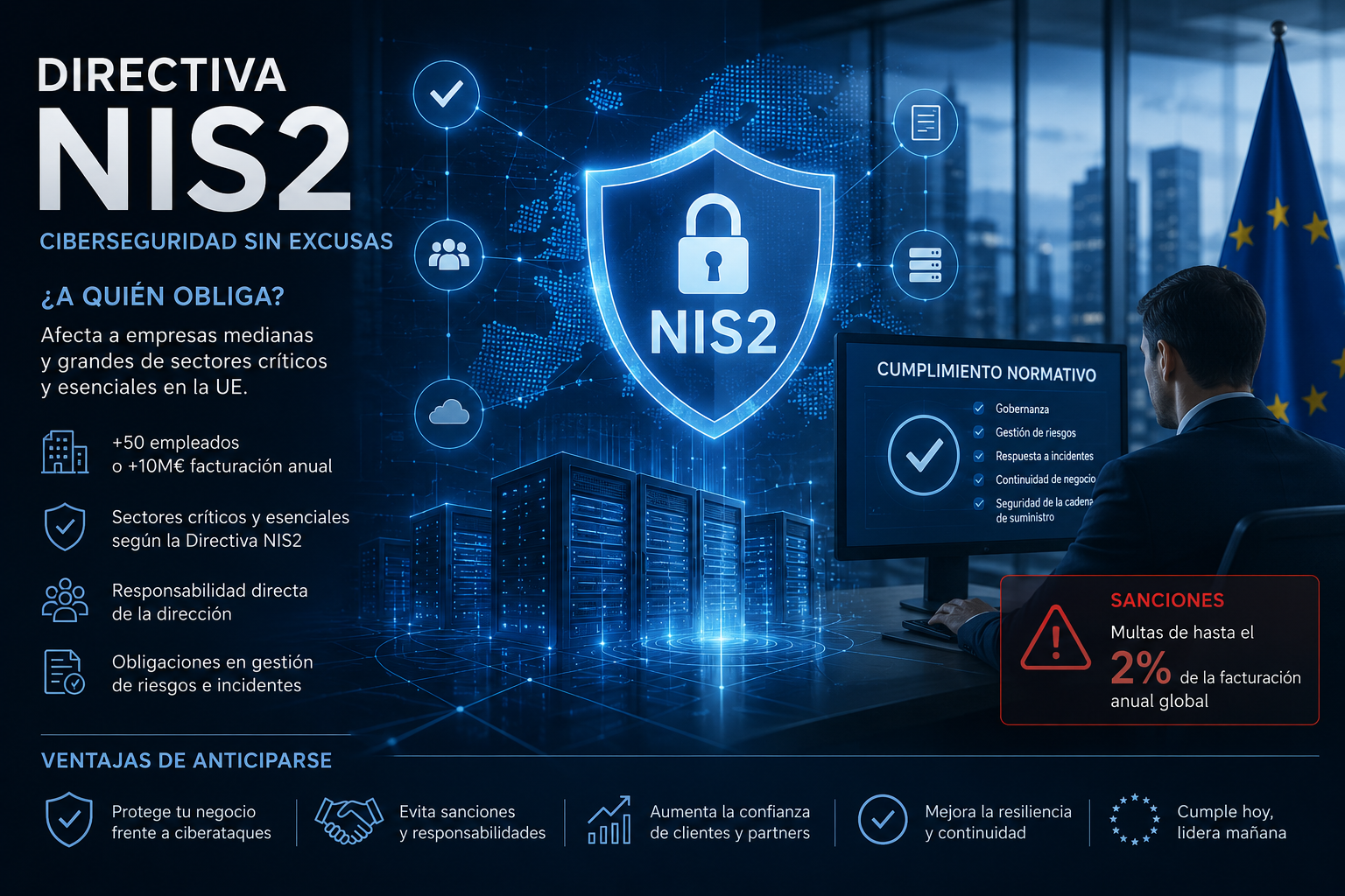 Directiva NIS2 y cumplimiento normativo en ciberseguridad